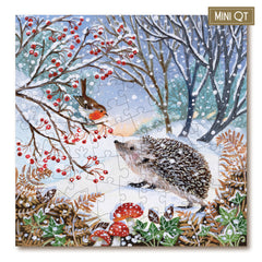 Snowy Hedgehog & Robin MINI QT