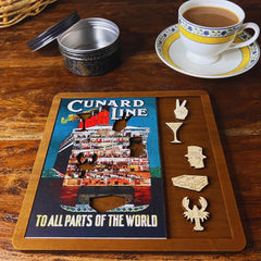 Vintage Poster - Life Aboard Cunard MINI QT