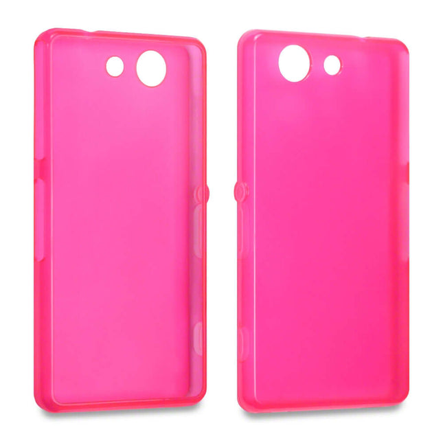 Qubits TPU Gel Hot Pink Case - For Sony Xperia Z3 Compact