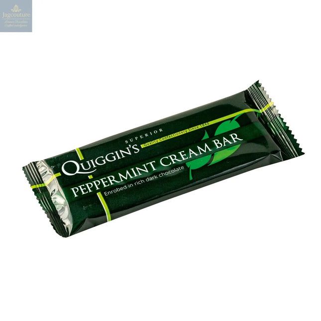 Quiggin's dark chocolate covered peppermint cream bar