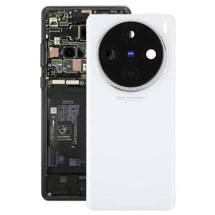 For vivo X100 Pro 5G V2324A V2309 Original Back Cover with Camera Lens Cover, For vivo X100 Pro 5G(Original with Camera Cover)