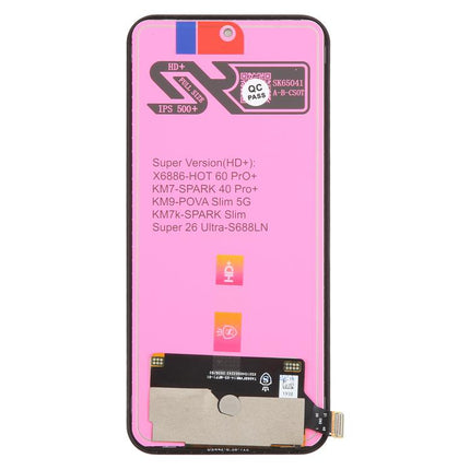 For Tecno Spark 40 Pro+ KM7 TFT LCD Screen with Digitizer Full Assembly, For Tecno Spark 40 Pro+(TFT)