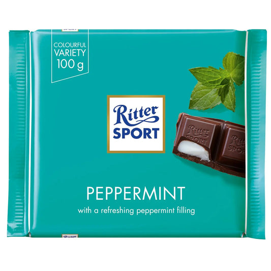 Ritter Sport dark chocolate covered peppermint bar