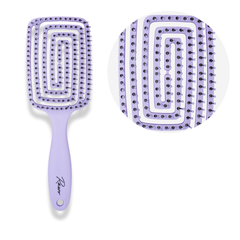 Rawr Maze Hair Brush - Purple
