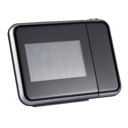 Multifunctional Digital Color LCD Display LED Projection Alarm Clock with Weather Station / Temperature / Humidity / Calendar, LED Projection Alarm Clock