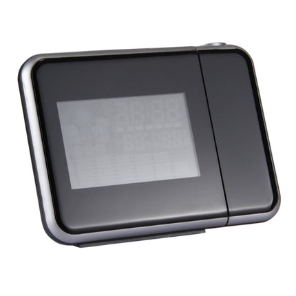 Multifunctional Digital Color LCD Display LED Projection Alarm Clock with Weather Station / Temperature / Humidity / Calendar, LED Projection Alarm Clock