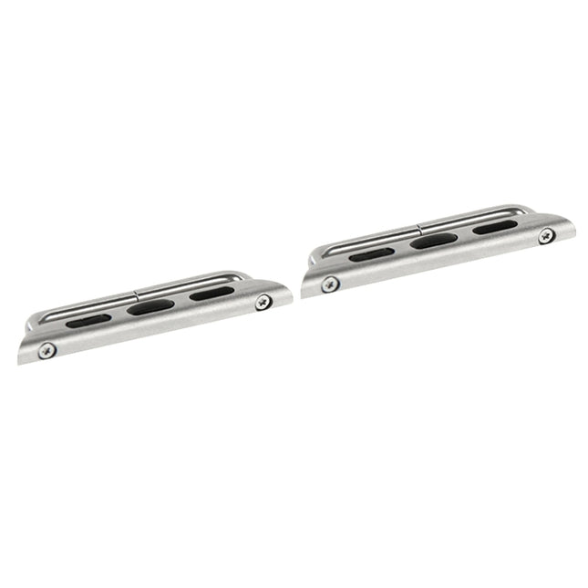 2 PCS for Apple Watch 38mm Metal Strap Connector Metal Buckle with Screwdrivers Tool