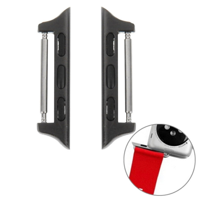 2 PCS for Apple Watch 38mm Metal Strap Connector Metal Buckle
