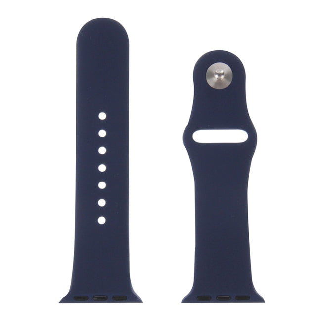For Apple Watch Sport 38mm High-performance Rubber Sport Watch Band with Pin-and-tuck Closure