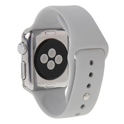 For Apple Watch Sport 38mm High-performance Rubber Sport Watch Band with Pin-and-tuck Closure