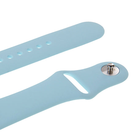 For Apple Watch Sport 38mm High-performance Rubber Sport Watch Band with Pin-and-tuck Closure