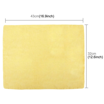 KANEED Synthetic Chamois Drying Towel Super Absorbent PVA Shammy Cloth for Fast Drying of Car, Size: 43 x 32 x 0.2cm, Drying Towel Super Absorbent PVA Shammy Cloth