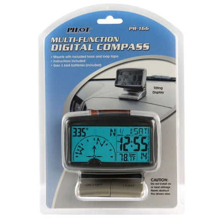 PR-166 3.5 inch LCD Multifunction Digital Car Compass, PR-166