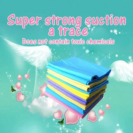 KANEED Super Absorption Clean Cham PVA Synthetic Chamois Car Wash Towel, Random Color Delivery, Size: 43cm x 32cm x 0.2cm