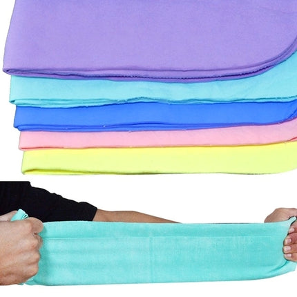 KANEED Super Absorption Clean Cham PVA Synthetic Chamois Car Wash Towel, Random Color Delivery