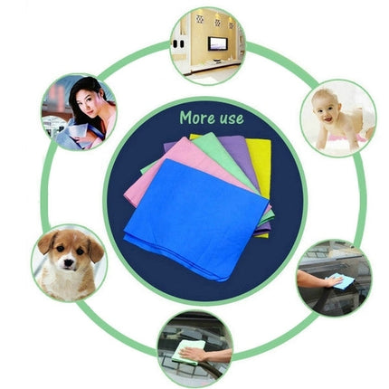 KANEED Super Absorption Clean Cham PVA Synthetic Chamois Car Wash Towel, Random Color Delivery, Wash Towel