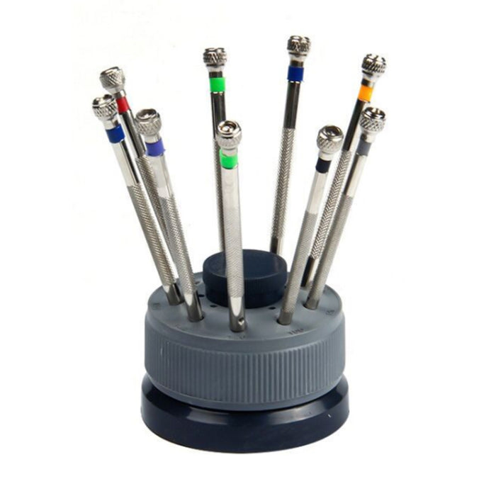 9 PCS 0.5mm-2.5mm Watch Repair Screwdriver Tools Set Kit, 9 in 1