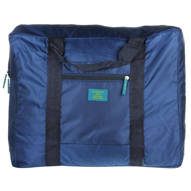 Embellish Multi-functional Portable Waterproof  Large Capacity Nylon Foldable Pouch Storage Bag for Travel, Size: 44cm x 35cm x 19cm