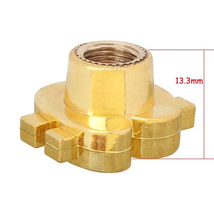 Universal 8mm Dollar Style Plastic Car Tire Valve Caps, Pack of 4, Dollar Style