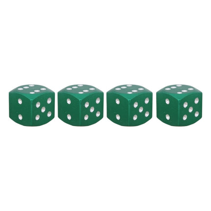 Universal 8mm Dice Style Aluminium Alloy Car Tire Valve Caps, Pack of 4, Dice Style  5, Dice Style 4, Dice Style, Dice Shape 5, Dice Style 5