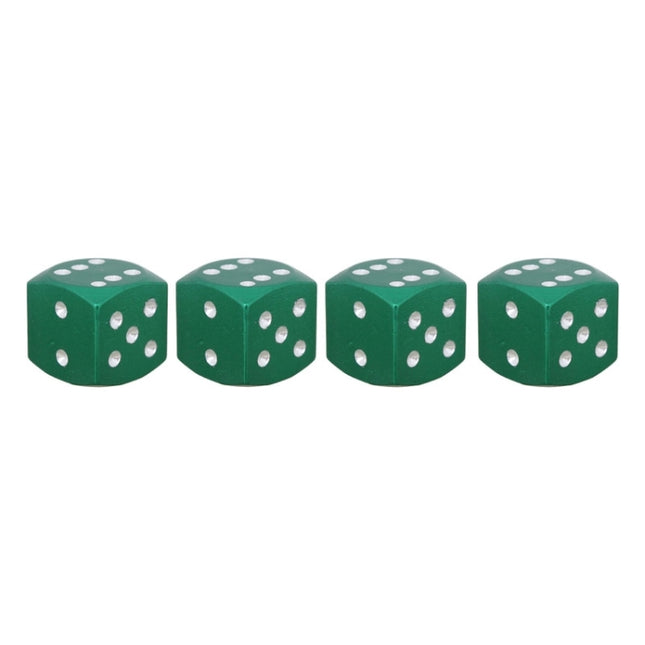 Universal 8mm Dice Style Aluminium Alloy Car Tire Valve Caps, Pack of 4, Dice Style  5, Dice Style 4, Dice Style, Dice Shape 5, Dice Style 5