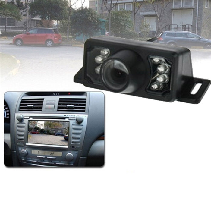 7 LED IR Infrared Waterproof Night Vision Wired Short Lens DVD Rear View, With Scaleplate , Support Installed in Car DVD Navigator or Car Monitor , Wide Viewing Angle: 140 degree (YX002), YX002