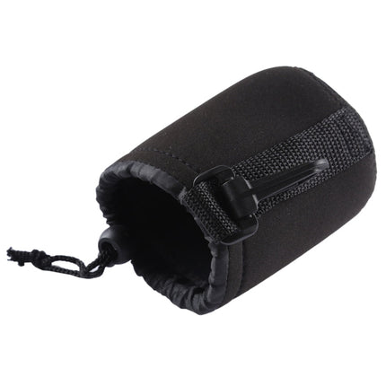 Neoprene SLR Camera Lens Carrying Bag Pouch Bag with Carabiner, Size: 8x10cm