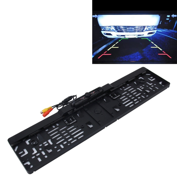 European Car License Plate Frame Rear View Camera, Size: 52.8cm x 12.6cm, European Car Camera