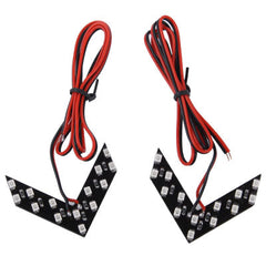 14 LED 3528 SMD Arrows Light for Car Side Mirror Turn Signal, Pairs