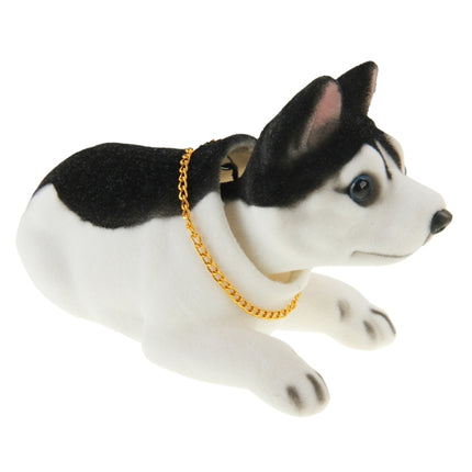 Lovely Husky Nodding Dog for Car Decoration, Husky