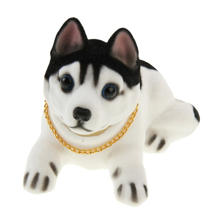 Lovely Husky Nodding Dog for Car Decoration, Husky