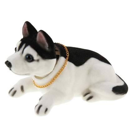 Lovely Husky Nodding Dog for Car Decoration, Husky
