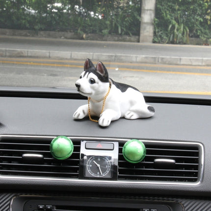 Lovely Husky Nodding Dog for Car Decoration, Husky
