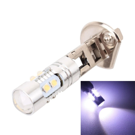 H1 50W 600LM 5500K  White Light 10 SMD-2828-LEDs Car Foglight , Constant Current , DC12-24V