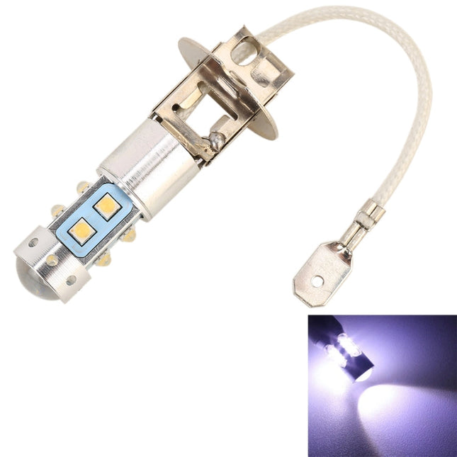 H3 50W 600LM 5500K  White Light 10 SMD-2828-LEDs Car Foglight , Constant Current , DC12-24V
