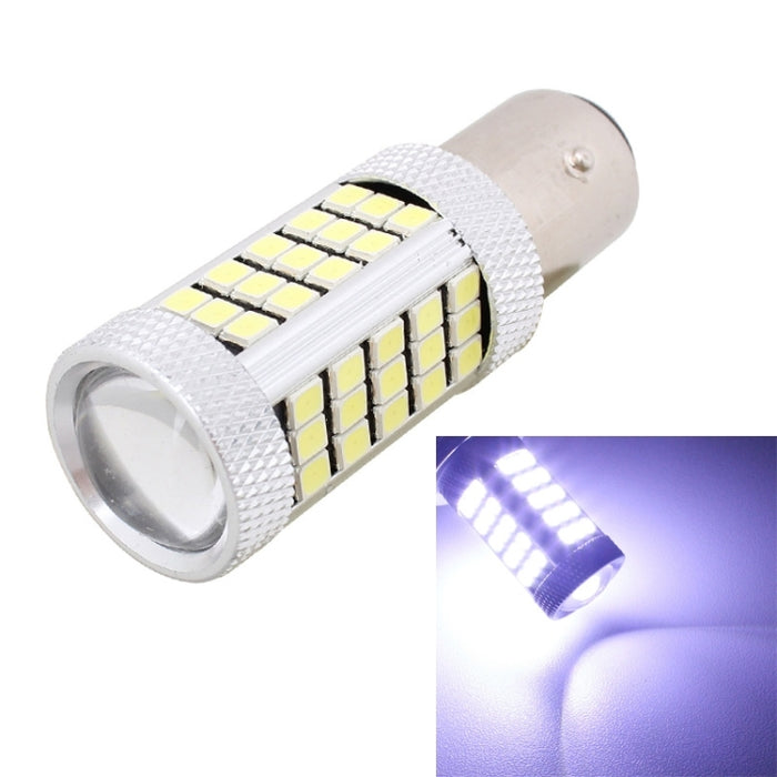 2 PCS 1157/BAY15D 12.6W 630LM 6500K White Light 2835 SMD 66 LED Car Brake / Steering Light, DC12V, 1157