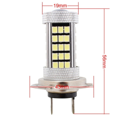 2 PCS H7 12.6W 630LM 6500K White Light 2835 SMD 66 LED Car Fog Light,  DC12V, H7