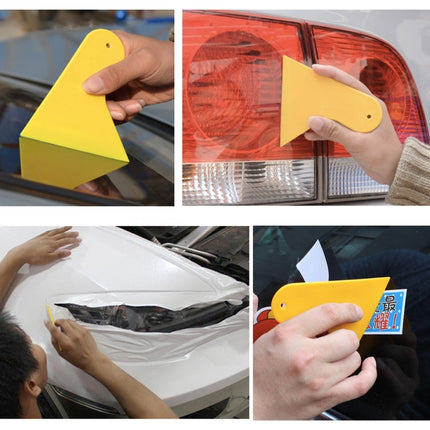 KANEED 10 PCS Car Window Wrapping Film Scraper Thickening Car Sticker Tool, Size: 11cm x 9.5cm, Film Scraper, US Stock Film Scraper, UK Stock Film Scraper