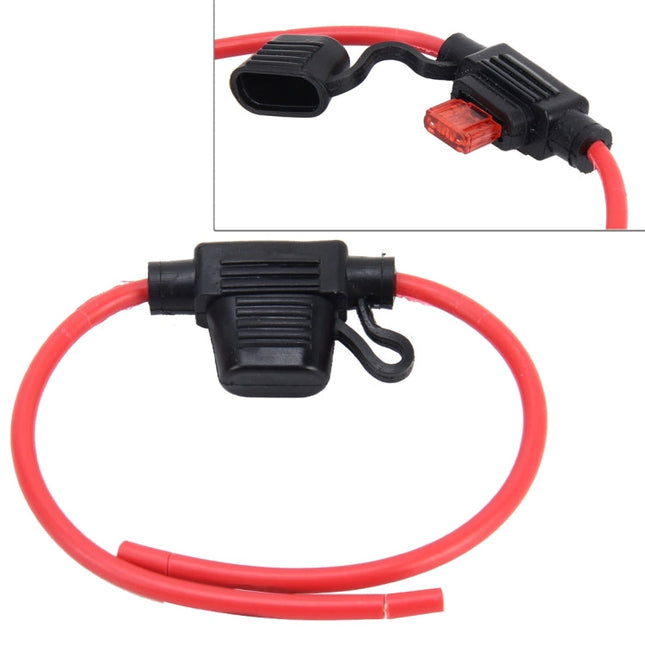 Waterproof Fuse Box Fuse Holder with Wire, DC12V, Small Size