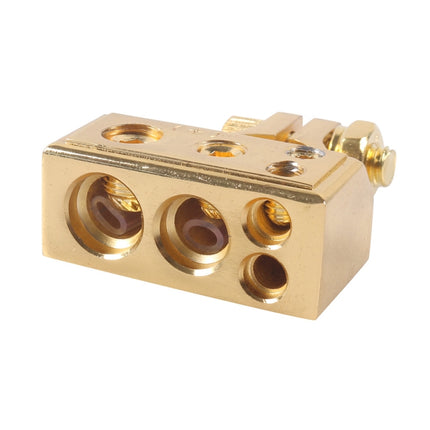 Positive & Negative Set 0 / 4 / 8 AWG Car Battery Terminals, 0 / 4 / 8 AWG, 0 / 4 / 8 AWG (Silver)