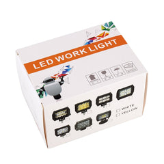 18W  6 LED White Light Floodlight Engineering Lamp / Waterproof IP67 SUVs Light, DC 10-30V