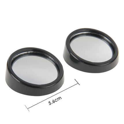 2 PCS SY-022 Car Vehicle Mirror Blind Spot Rear View Small Round Mirror, Diameter: about 5.6cm, SY-022(Black), SY-022