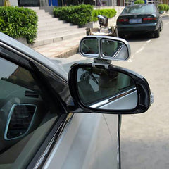 Right Side Rear View Blind Spot Mirror Universal adjustable Wide Angle Auxiliary Mirror, 3R-028R(Black), 3R-028R