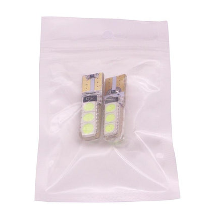 2 PCS T10 2W 120-140LM 6 LED Ice Blue 5050 LED Brake Light for Vehicles, DC12V, 6  5050 LEDs, 6 5050 LEDs, 6 LED 5050 LEDs