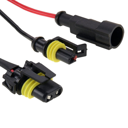 DC12V 35W H11 HID Xenon Light Single Beam Super Vision Waterproof Head Lamp, Color Temperature: 8000K, Pack of 2, H11+35W 8000K