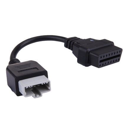 5 Pin to 16 Pin OBDII Diagnostic Cable for Honda, Full Length: 20.5cm, 5 Pin to 16 Pin