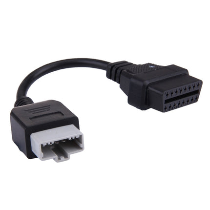 5 Pin to 16 Pin OBDII Diagnostic Cable for Honda, Full Length: 20.5cm, 5 Pin to 16 Pin
