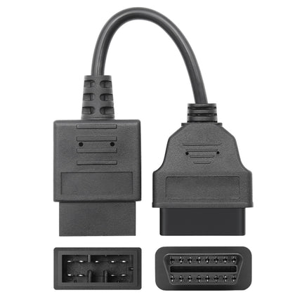9 Pin to 16 Pin OBDII Diagnostic Cable for Subaru, 9 Pin to 16 Pin