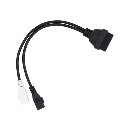 2 x 2 Pin to 16 Pin OBDII Diagnostic Cable for Audi, 2 x 2 Pin to 16 Pin
