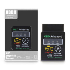HH OBD ELM327 OBDII V1.5 Bluetooth Advanced Scan Tool Wireless Fuel Speed Diagnostic Tool, ELM327